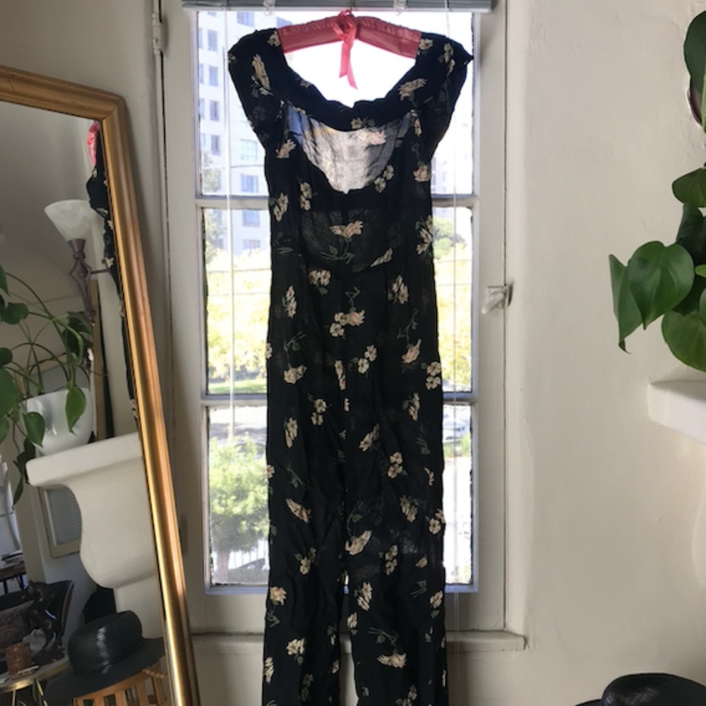 Floral Off The Shoulder Reformation Jumper